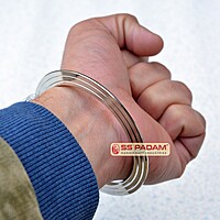 10mm Stainless Steel Chakri Punjabi Kada