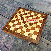 Wooden Magnetic Foldable Chess Set