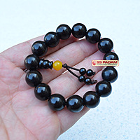 14MM Black Ebony Wood Karungali Bracelet 100% Original