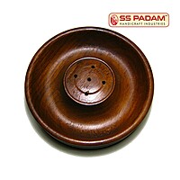 Sheesham Wooden Round Incense Stick Holder