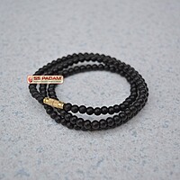 Black Ebony Wood Karungali Mala for Neck & Wrist