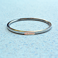 4mm Stainless Steel Flat Punjabi Kada Unisex