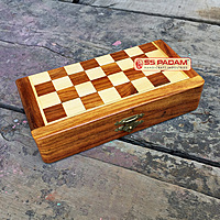 Wooden Magnetic Foldable Chess Set