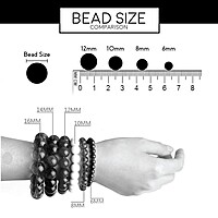 14MM Black Ebony Wood Karungali Very Big Size Mala 100% Original