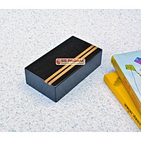 Black Ebony Wood Karungali Paperweight 4 Inch