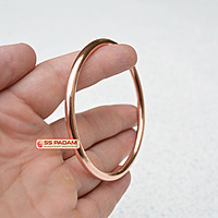 5mm Pure Solid Copper Kada for Men Women