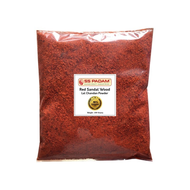 Red Sandalwood (Lal Rakta Chandan) Powder – 100% Natural Pooja & Hawan Item