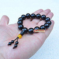 14MM Black Ebony Wood Karungali Bracelet 100% Original