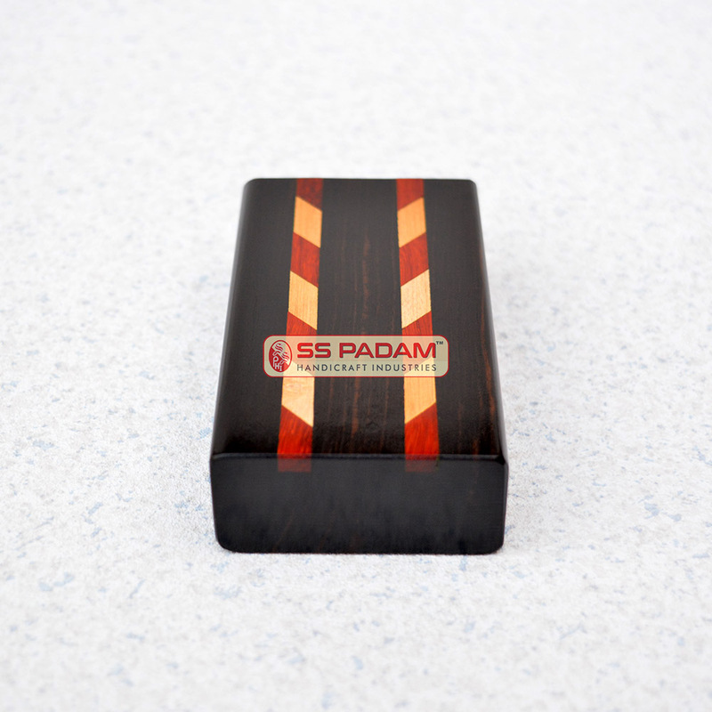 Black Ebony Wood Karungali Designer Paperweight 4 Inch