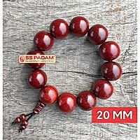 20mm Red Sandalwood (Lal Chandan) Bracelet