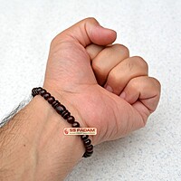 6mm Red Sandalwood Lal Chandan Bracelet
