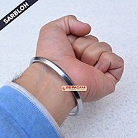 6mm Iron Sarbloh Sharp Punjabi Kada Unisex